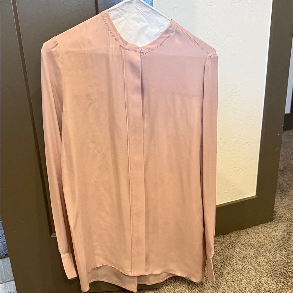 Vince Women's Blush Button Down Shirt - Final Drop